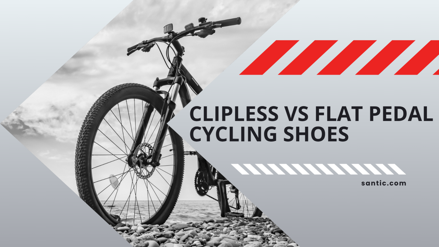 clipless and flat pedal cycling shoes
