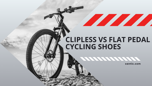 clipless and flat pedal cycling shoes