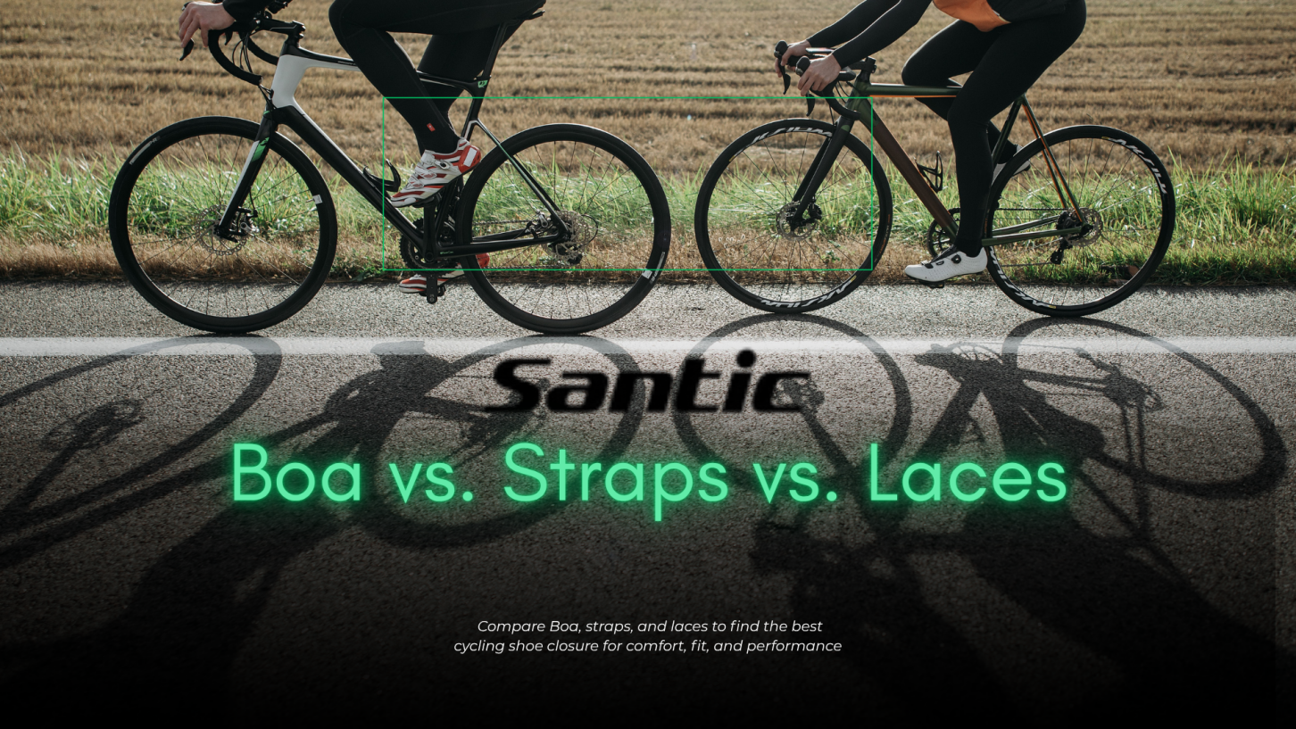 cycling shoe closure boa vs. straps vs. Laces