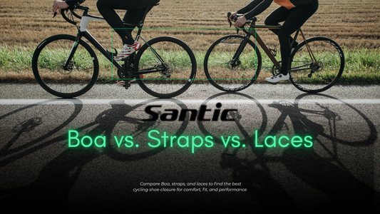 cycling shoe closure boa vs. straps vs. Laces