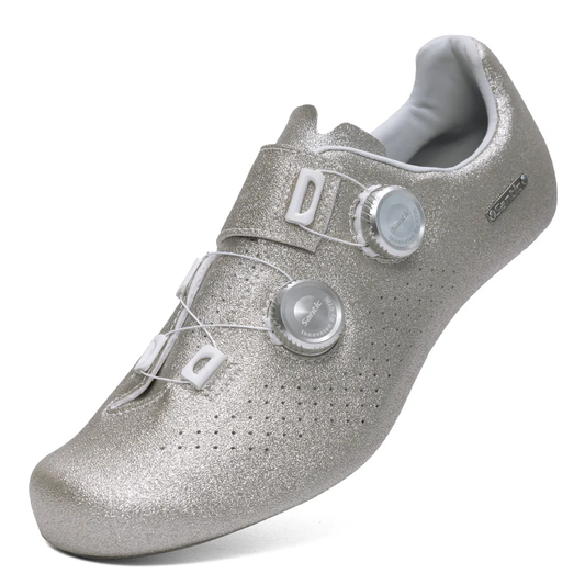 cycling shoes silver