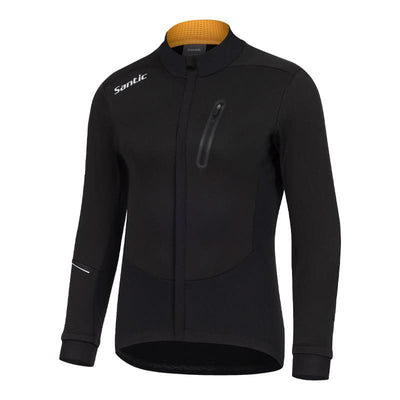 Santic Berg Men's Windproof Fleece Cycling Jacket
