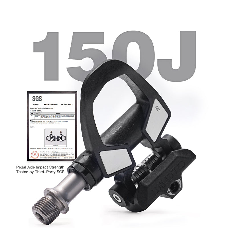 Road Bike Steel Axle Clipless Pedals