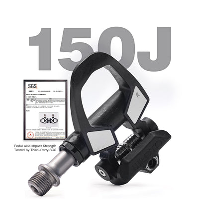 Road Bike Steel Axle Clipless Pedals
