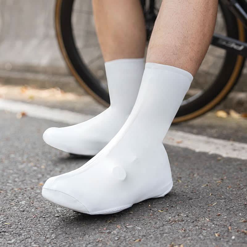 Santic Bermuda Waterproof Overshoes White S (36-39)